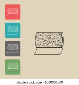 Grinding, polishing - vector icon. Symbol for web, infographics, print design and mobile UX/UI kit. Vector illustration, EPS10.