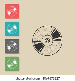Grinding, polishing - vector icon. Symbol for web, infographics, print design and mobile UX/UI kit. Vector illustration, EPS10.