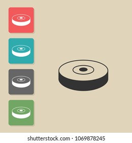 Grinding, polishing - vector icon. Symbol for web, infographics, print design and mobile UX/UI kit. Vector illustration, EPS10.