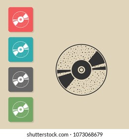 Grinding, polishing - vector icon. Symbol for web, infographics, print design and mobile UX/UI kit. Vector illustration, EPS10.