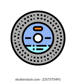 grinding wheel manufacturing engineer color icon vector. grinding wheel manufacturing engineer sign. isolated symbol illustration