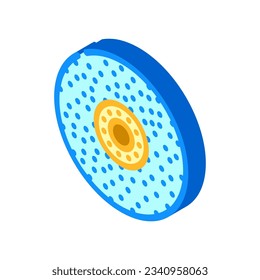 grinding wheel manufacturing engineer isometric icon vector. grinding wheel manufacturing engineer sign. isolated symbol illustration
