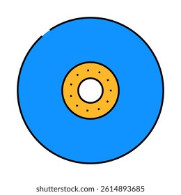 grinding wheel manufacturing engineer line icon vector. grinding wheel manufacturing engineer sign. isolated symbol illustration