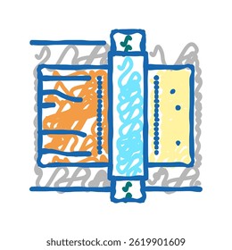 grinding wood machine doodle icon sketch vector. grinding wood machine sign. isolated symbol illustration