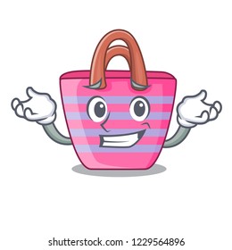 Grinning Beach picnic bag on character shape