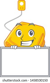 Grinning with board electric blanket in the character shape