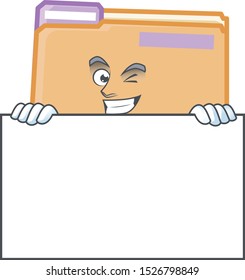 Grinning with board folder for saving a file document