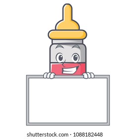 Grinning with board nassal drop character cartoon