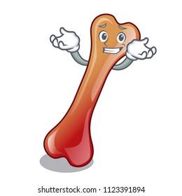 Grinning bone jelly candy character cartoon