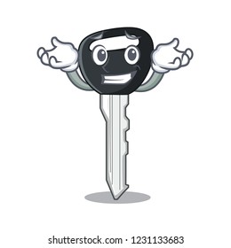 Grinning car key with remote cartoon control