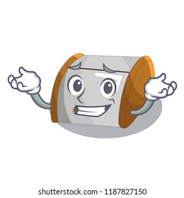 Grinning character modern plastic bread bin box
