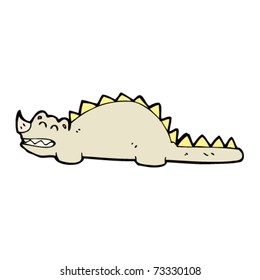 grinning dinosaur cartoon