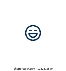 Grinning Emoji - Pictograph | Zeilensymbol