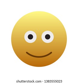 Grinning Face With Big Eyes Emoji. Modern Simple Vector For Web Site Or Mobile App