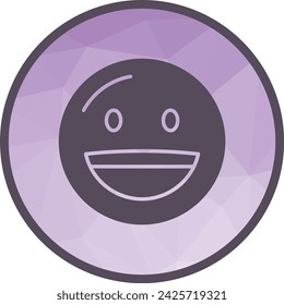 Grinning Face icon vector image. Suitable for mobile application web application and print media.