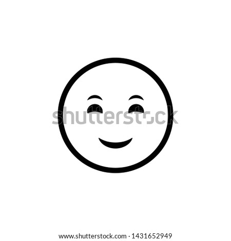 Grinning Face With Smiling Eyes Vector Illustration