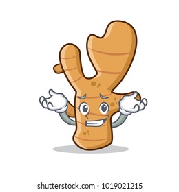 Grinning ginger character cartoon style