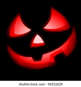 A grinning Jack O Lantern. EPS 8 vector file included