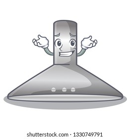 Grinning kichen hood in the mascot shape