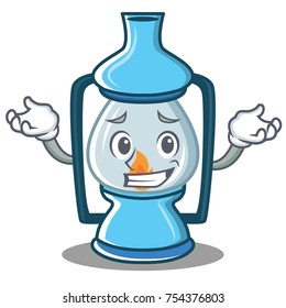 Grinning lantern character cartoon style