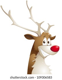 grinning reindeer