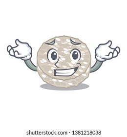 Grinning rice cakes in the cartoon shape