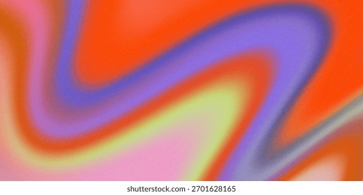 Grioovy psychedelic wave background for banner design. Retro 60s 70s psychedelic pattern. Modern wave retro abstract design.