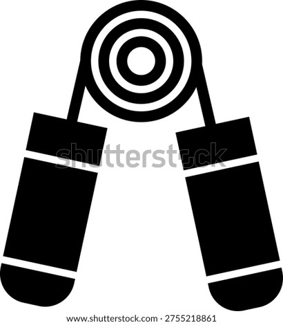Grip Glyph Icon Vector Design