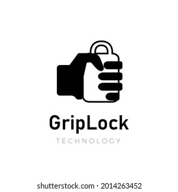 Grip and Lock Logo template