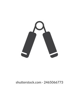 Grip Strength Trainer vector icon. filled flat sign for mobile concept and web design. Hand Grip Strengthener glyph icon. Symbol, logo illustration. Vector graphics