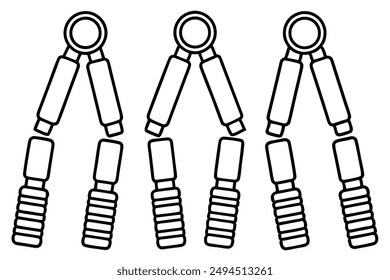 Grip Strengthener Artistic Line Art Illustration Concepts and Examples