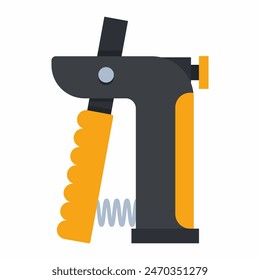 Grip strengthener trainer vector cartoon illustration isolated on a white background.