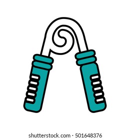 gripper gym equipment icon vector illustration design
