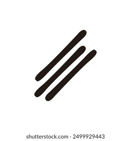 Icono de Grissini. Versión de silueta plana.