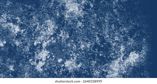 Gritty Abstract Blue Design with a Light Textured Motif in the Middle

