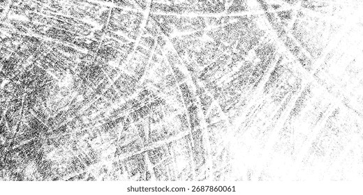 Cobertura de textura de rascunho preto e branco, fundo de vetor angustiado abstrato