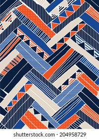 Gritty Chevron Abstract Background