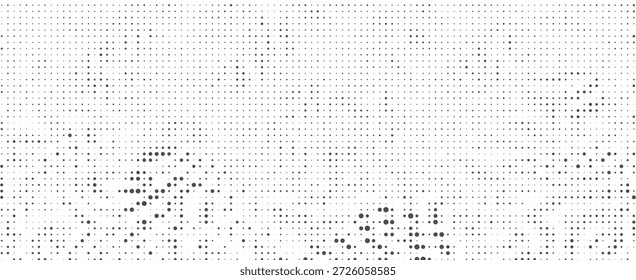 Fondo gris arenoso de la textura de Stipple del semitono con la distribución punteada al azar para la Ilustración vectorial del estilo retro