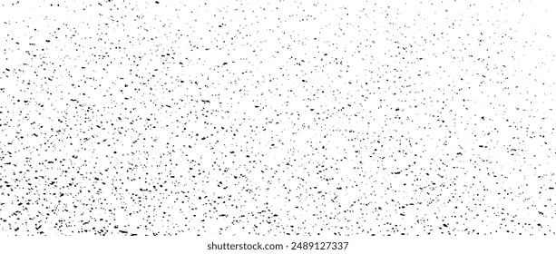 Gritty grunge gradient splash texture. Subtle grain overlay background. Distressed noise surface with dust, sand, particles, specks, speckles. Rough dirty granule backdrop. Vector