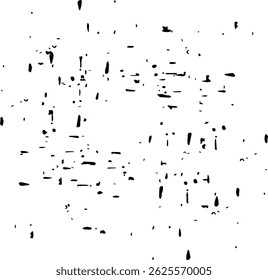 Gritty Noise Background Texture.Black Distressed Grunge Wallpaper, Damaged Surface.Retro Style Scratch Background.Eps 10