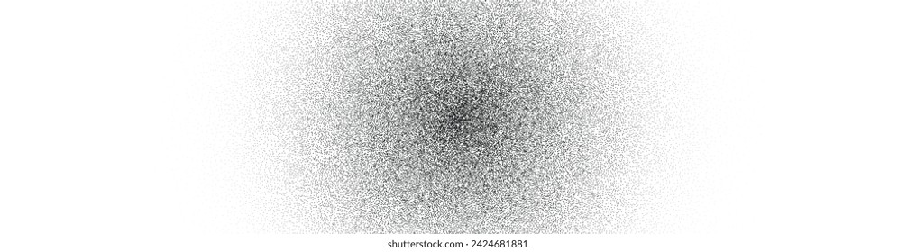 Gritty noise and grain texture with gradient background. Abstract grunge sand. Flat vector illustration isolated on white background.