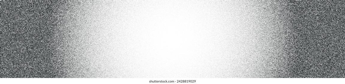 Gritty noise and grain texture with gradient background. Abstract grunge sand. Flat vector illustration isolated on white background.
