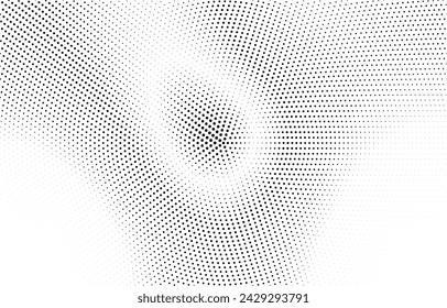 Gritty noise texture with a sand like dissolve effect, grain and dot patterns. Flat vector illustration isolated on white background.