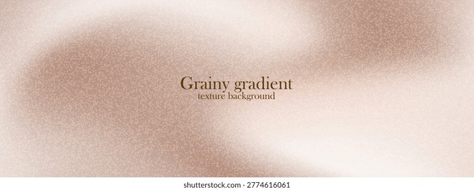 Gritty, noisy background with a luxurious rose gold or champagne gold texture