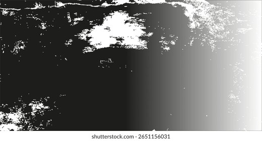 Padrão de severidade com textura de gradiente abstrata. Fundo monocromático granulado de sobreposição grunge. Ilustração vetorial de textura de meio-tom de areia pontilhada de ruído, arte manchada