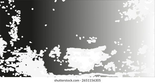 Padrão de severidade com textura de gradiente abstrata. Fundo monocromático granulado de sobreposição grunge. Ilustração vetorial de textura de meio-tom de areia pontilhada de ruído, arte manchada