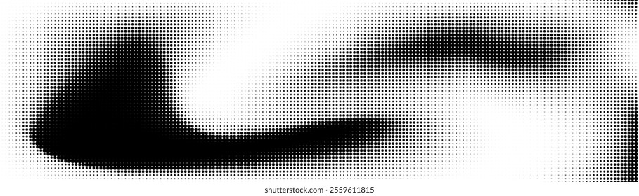 Gritty sand on transparent background.Monochrome noise halftone, grit pattern.Vector isolated illustration