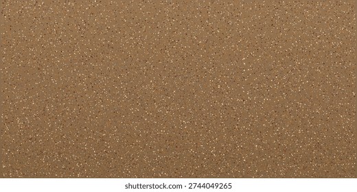Gritty sand pattern background, abstract sand beach texture beige color, particle dot bg. Natural summer organic patter in warm colors. Golden banner with noise effect, abstract graine brown paper.	
