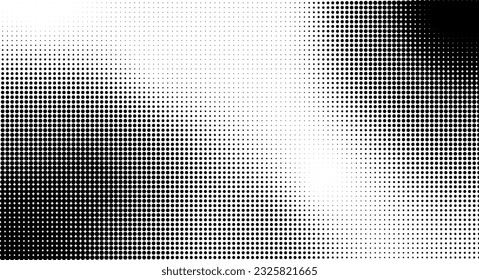 Arena de textura gruesa sobre fondo transparente.Medio tono de ruido monocromo, patrón de grito.Ilustración aislada vectorial