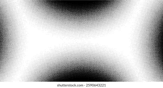Gritty texture sand on transparent background.Monochrome noise halftone, grit pattern.